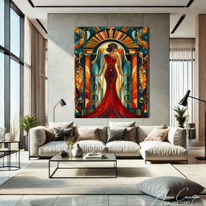 Peinture Moderne Art Déco