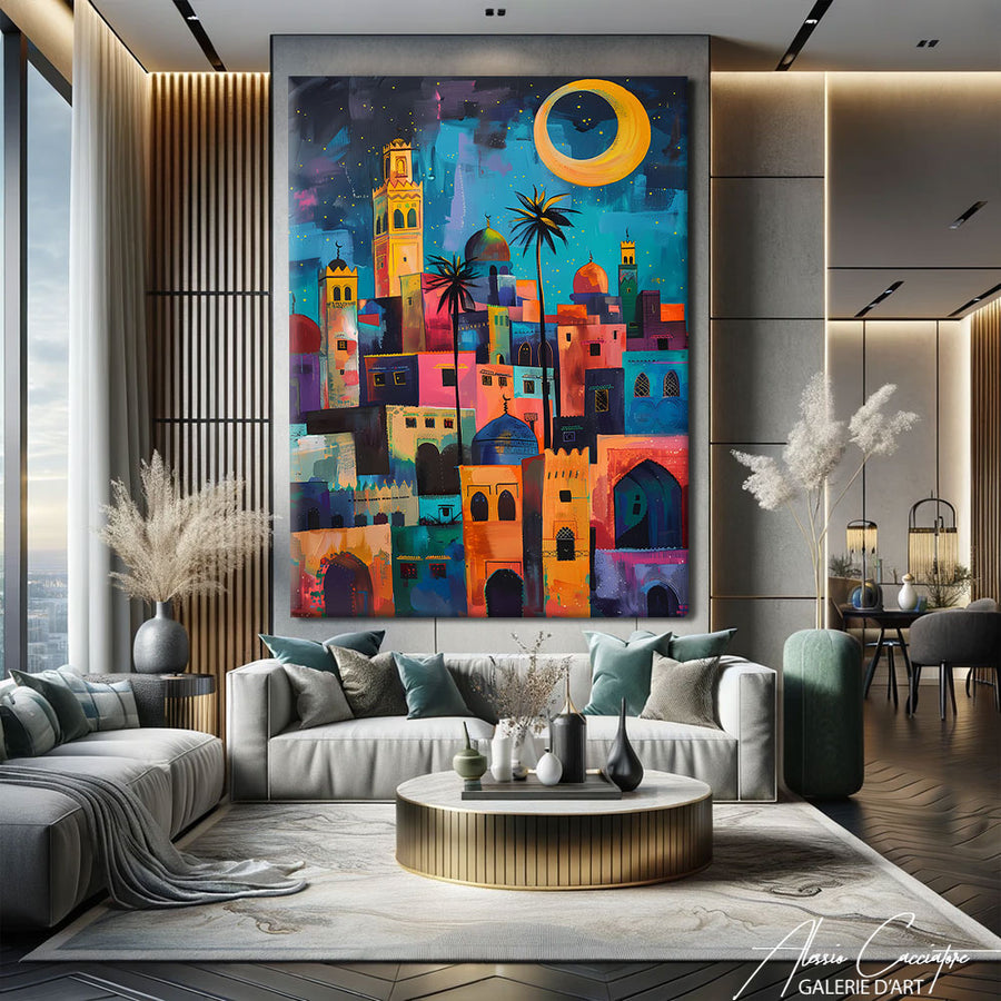 Tableau oriental design – mise en situation