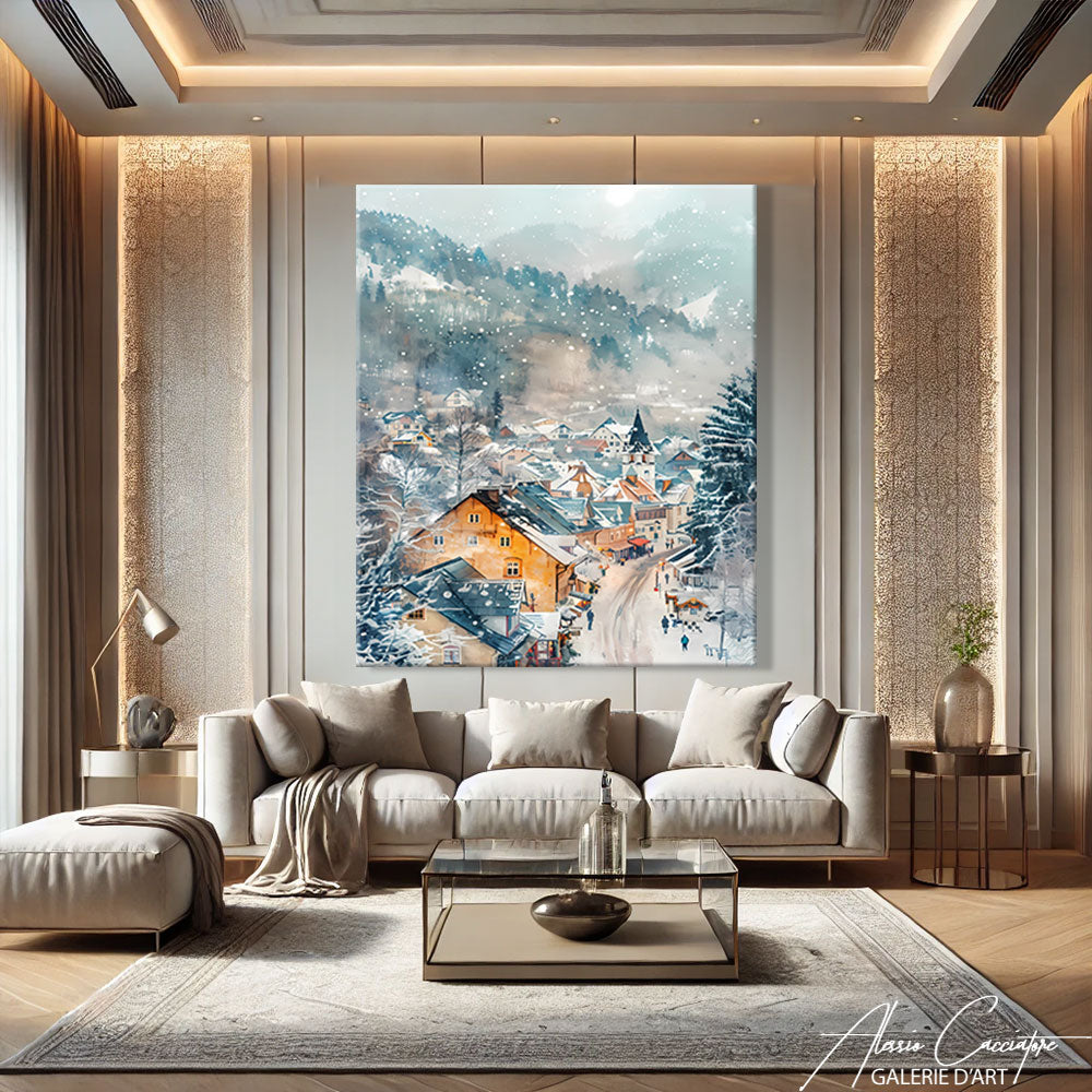 Tableau Scandinave Abstrait