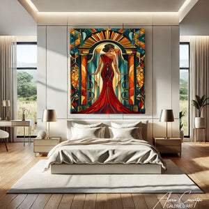 Peinture Art Déco Toile