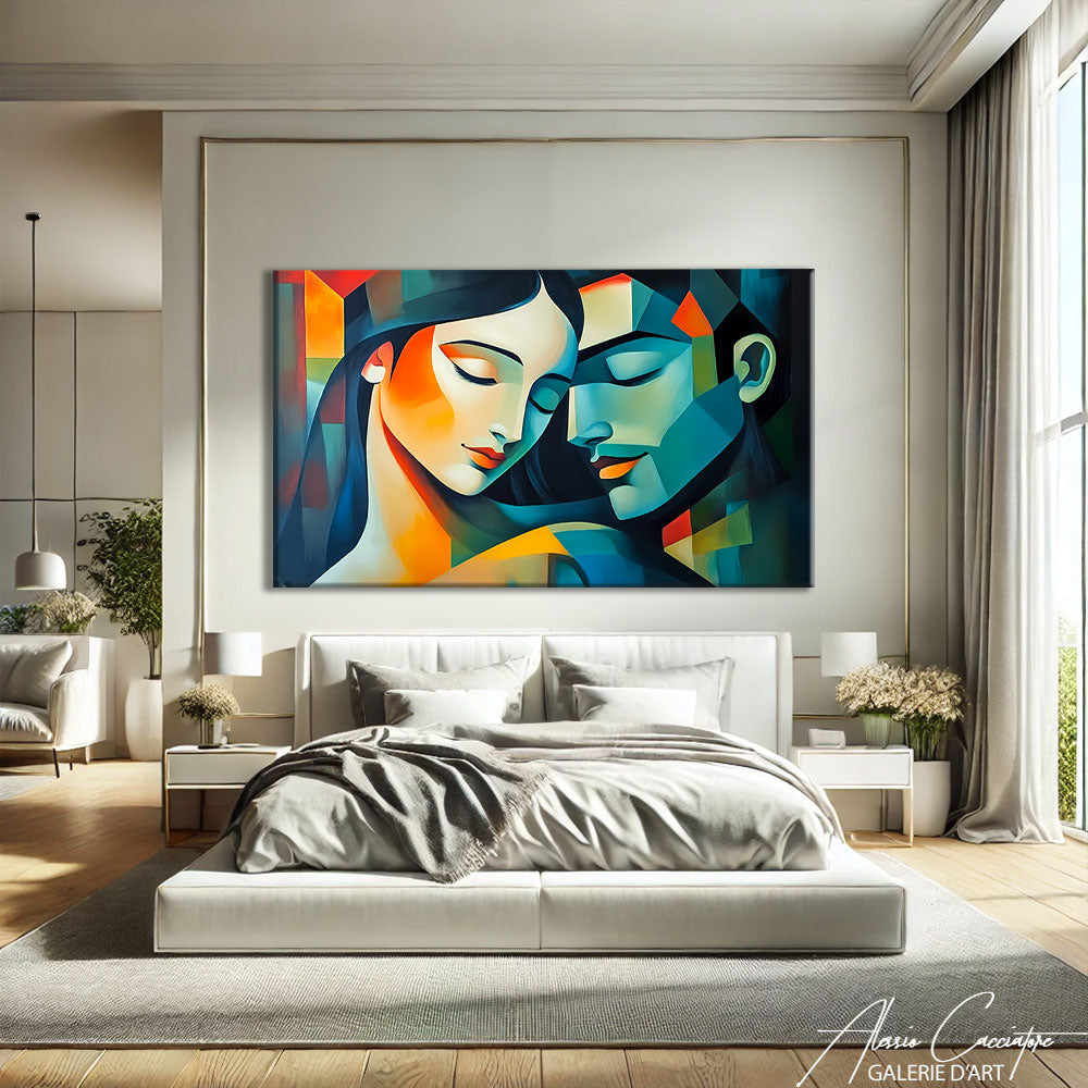 Peinture Abstraite Couple
