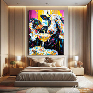 Toile Vache Rigolote