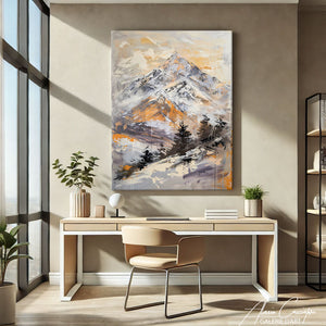 Tableau Montagne Moderne