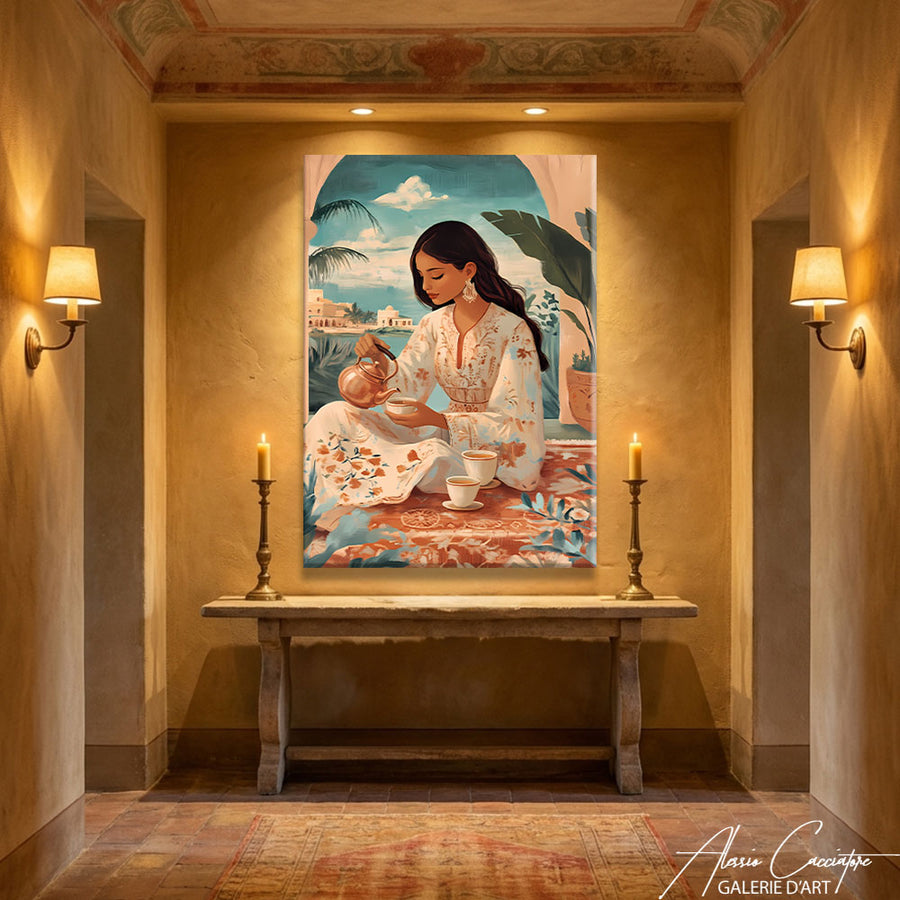 Affiche Bohème Chambre – mise en situation