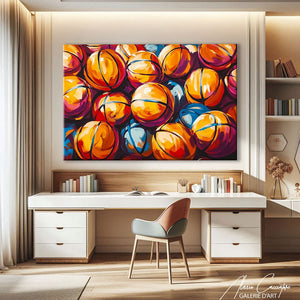 TABLEAU BASKET ORANGE