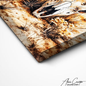TABLEAU WESTERN BISON Alessio Cacciatore