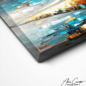 TABLEAU VERTICAL BATEAU CHIC AlessioCacciatore