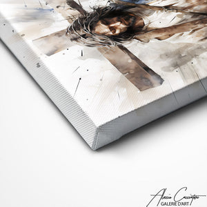 TABLEAU CHRÉTIEN JÉSUS Alessio Cacciatore