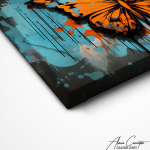 TABLEAU PAPILLON GRAFFITI Alessio Cacciatore