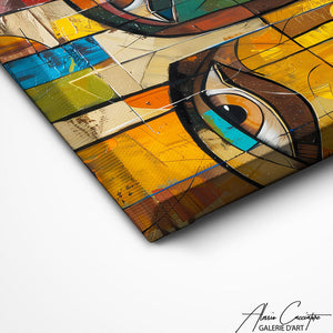 TABLEAU ART CUBISME AlessioCacciatore