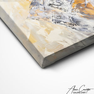 TABLEAU ABSTRAIT MONTAGNE Alessio Cacciatore