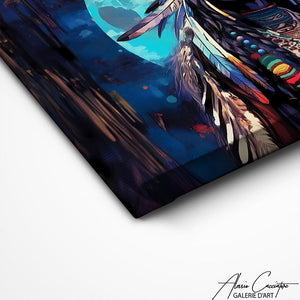 TABLEAU STYLE INDIEN Alessio Cacciatore
