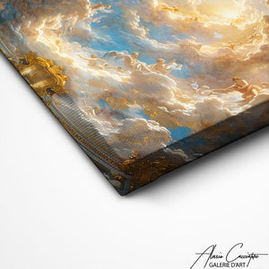 TABLEAU PAYSAGE RENAISSANCE Alessio Cacciatore