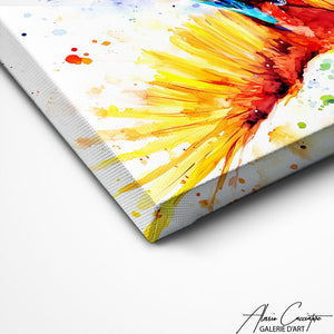 TABLEAU PERROQUET EN VOL Alessio Cacciatore