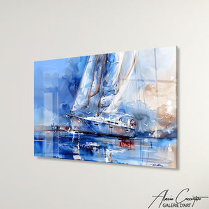 TABLEAU PEINTURE BATEAU Alessio Cacciatore