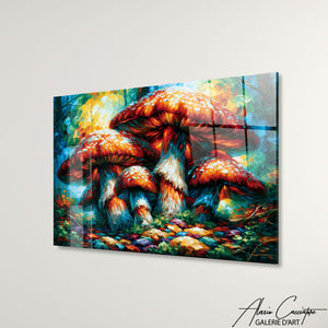 Cadre Peinture Champignon