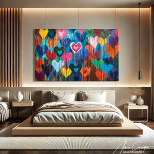 TABLEAU GRAFFITI COEUR Alessio Cacciatore