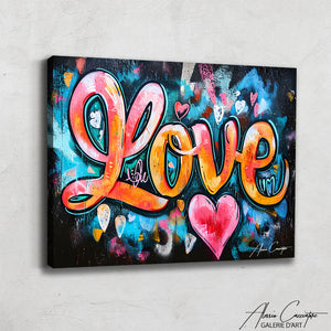 tableau love artiste