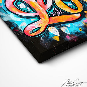 TABLEAU LOVE GRAFFITI Alessio Cacciatore
