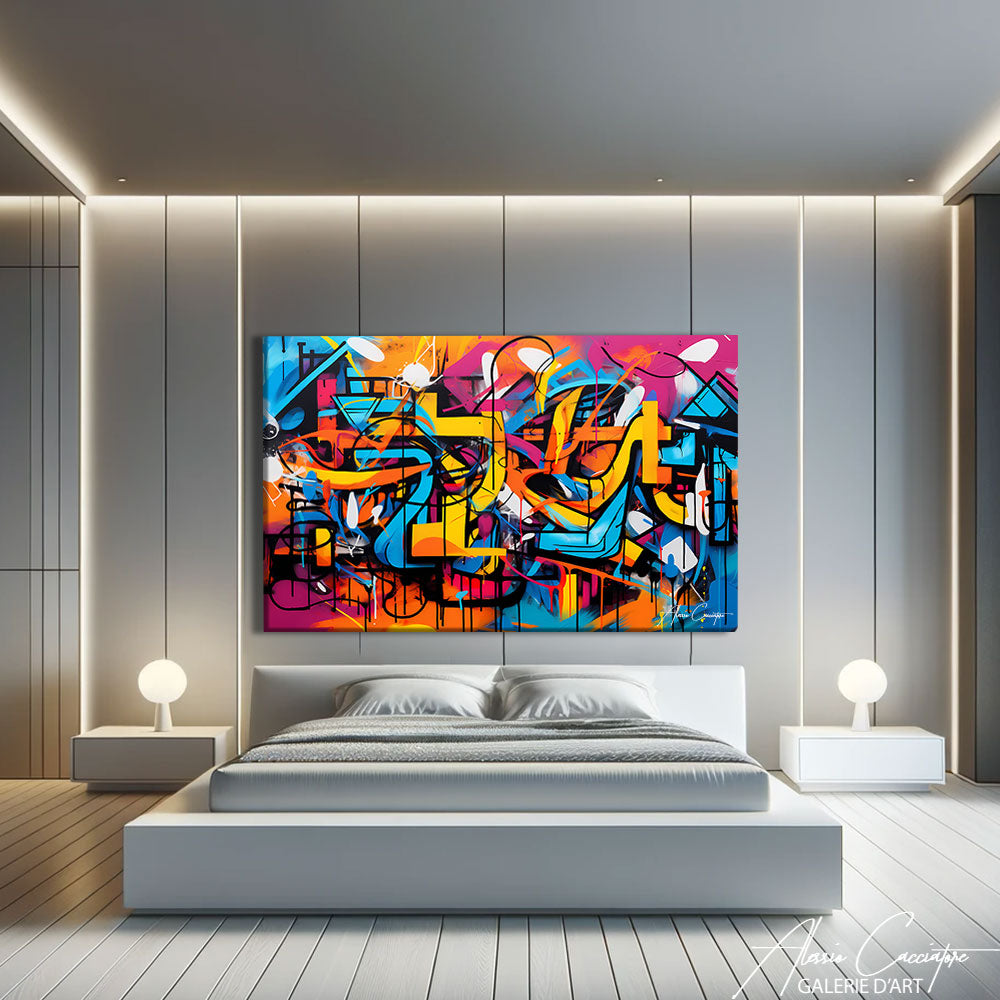 tableau graffiti art