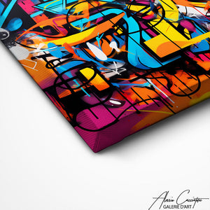 TABLEAU GRAFFITI ART Alessio Cacciatore
