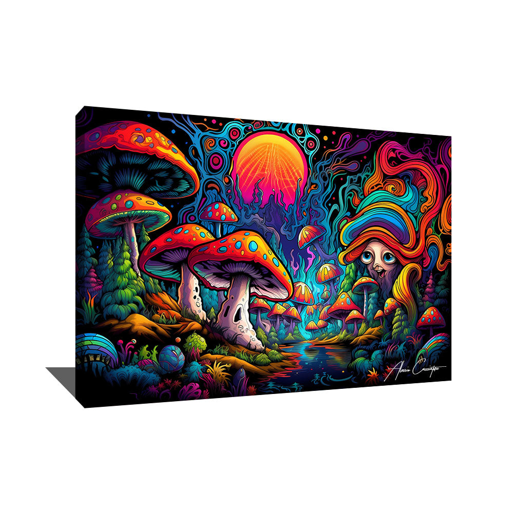 tableau psychédélique