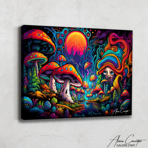 Peinture Psychédélique Wow