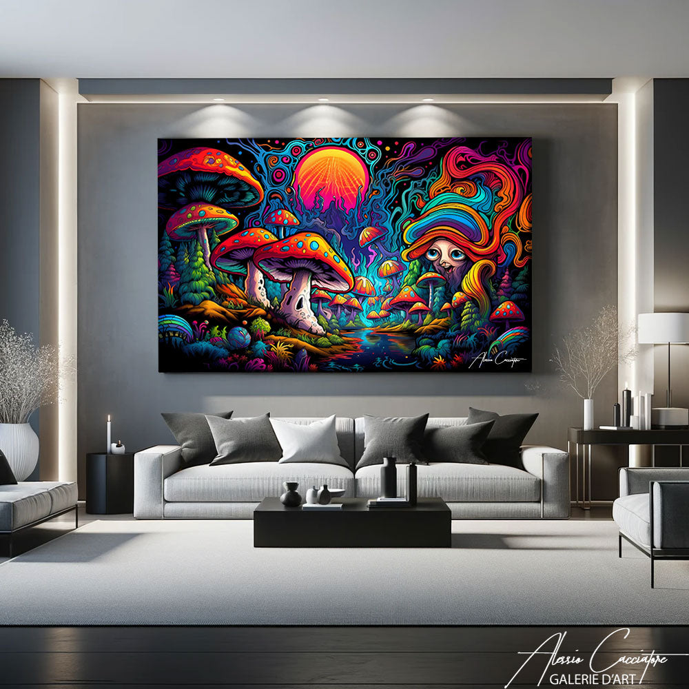 Peinture Psychédélique Wow