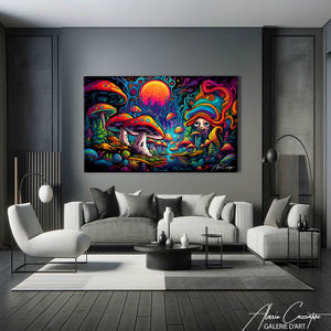 tableau art psychédélique