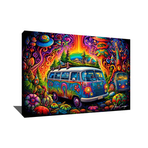 tableau psychédélique