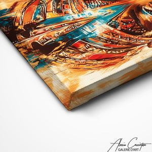 TABLEAU AFRICAINE MODERNE TRIBAL Alessio Cacciatore