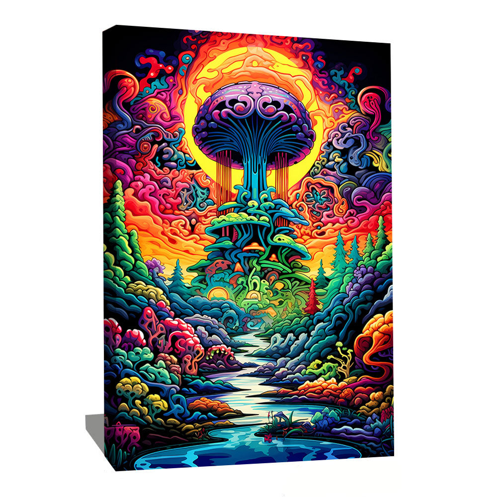 tableau psychédélique