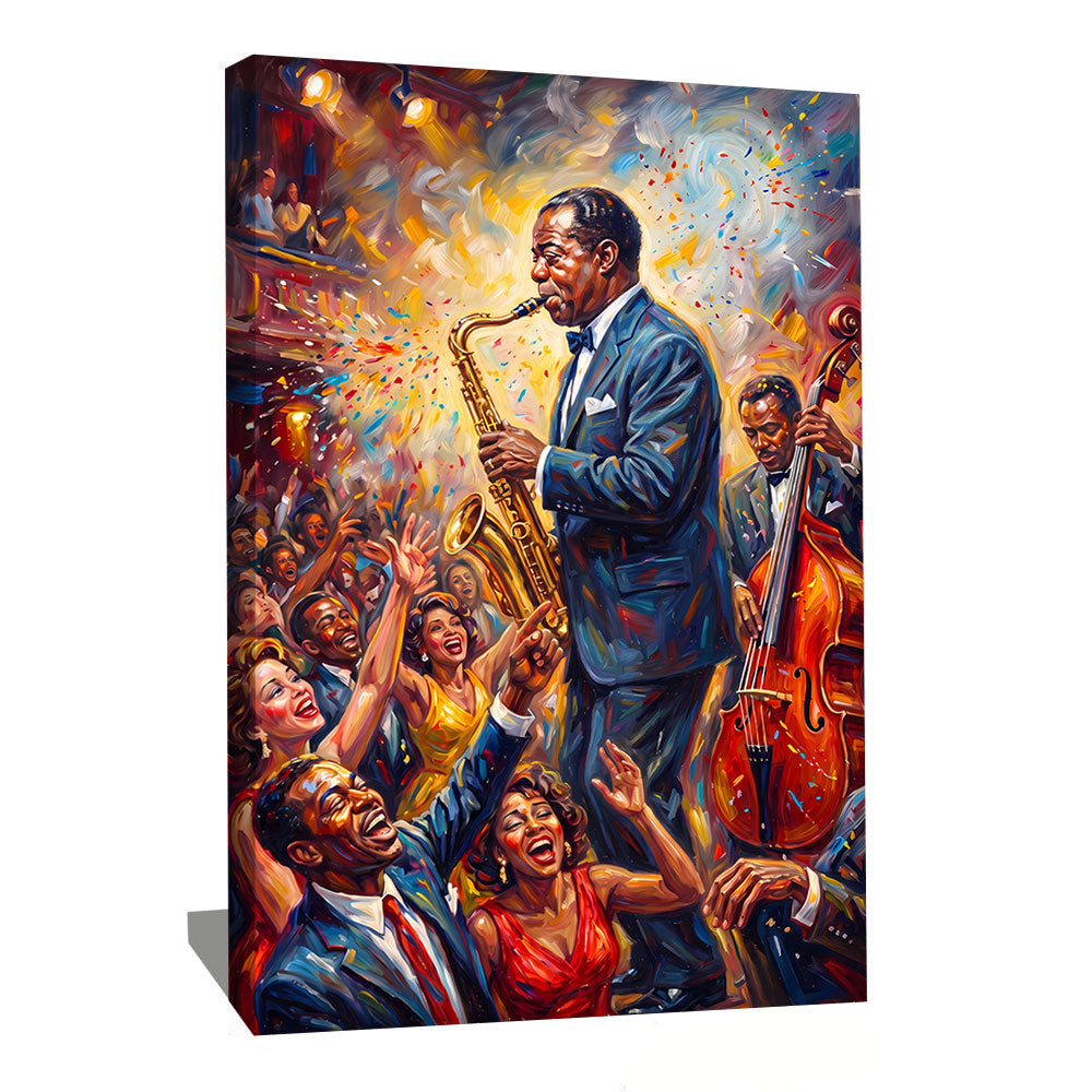 Peinture Musicien Jazz