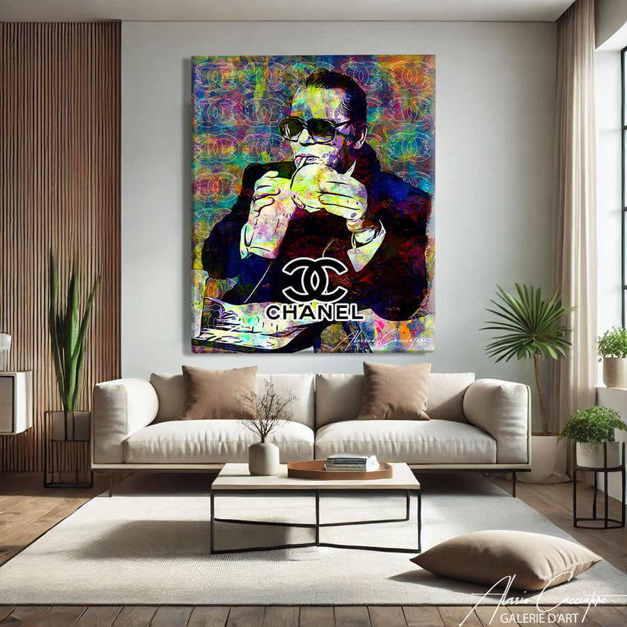 TABLEAU KARL LAGERFELD – mise en situation