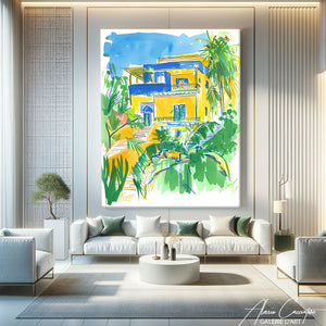 Tableau oriental peinture