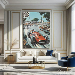 TABLEAU VOITURE DE COURSE