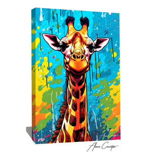 tableau girafe