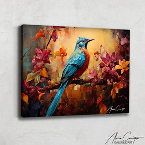 Tableau Oiseau sur Branche