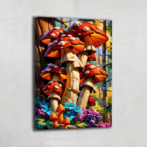 Peinture Champignon
