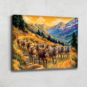 Tableau Vaches