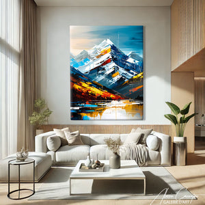 Tableau Montagne Dessin