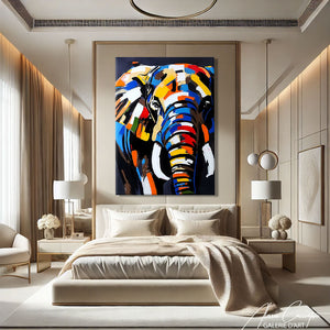 Tableau d'éléphant