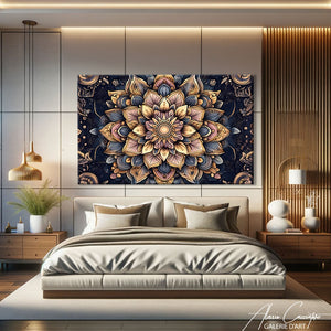 Toile mandala chambre