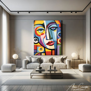 Peinture Cubisme Femme