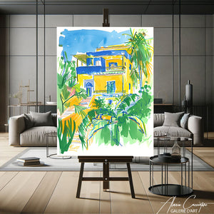 Tableau mural oriental