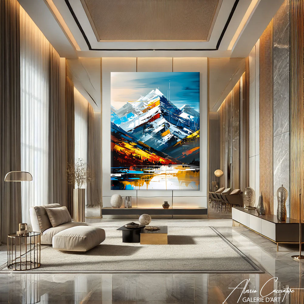 Tableau sur la Montagne