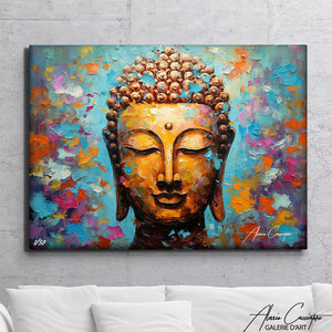 tableau bouddha pop art
