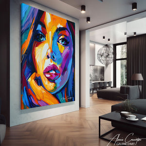 Portrait Femme Street Art