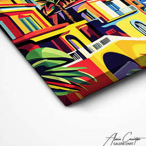 Art Mural Forme Géométrique Couleur