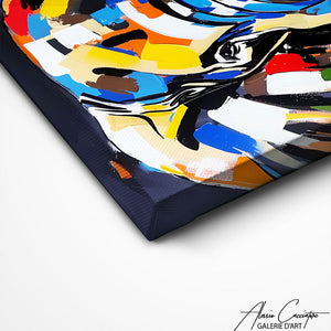 TABLEAU ÉLÉPHANT COULEUR Alessio Cacciatore